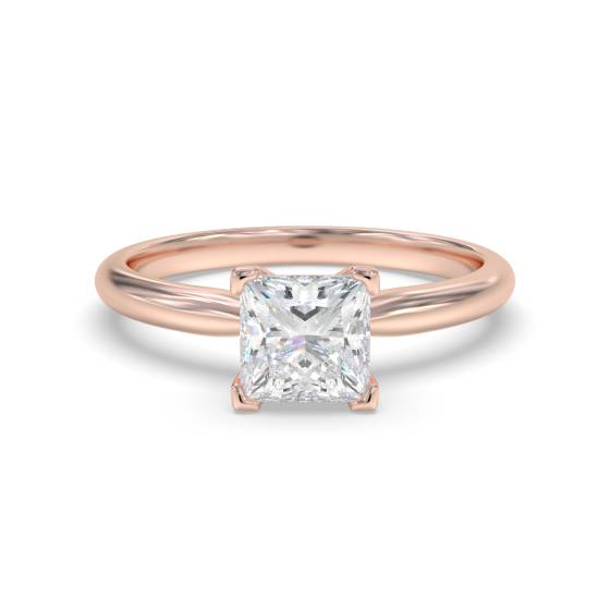 Verlobungsring mit Prinzessinnendiamant