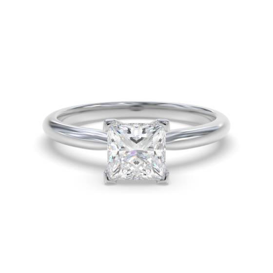 Verlobungsring mit Prinzessinnendiamant