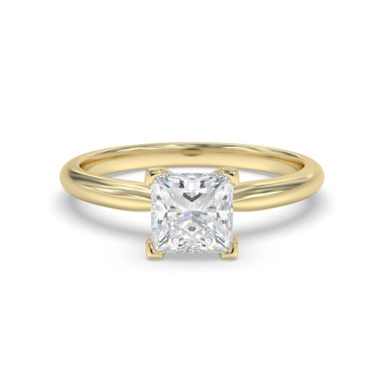 Verlobungsring mit Prinzessinnendiamant