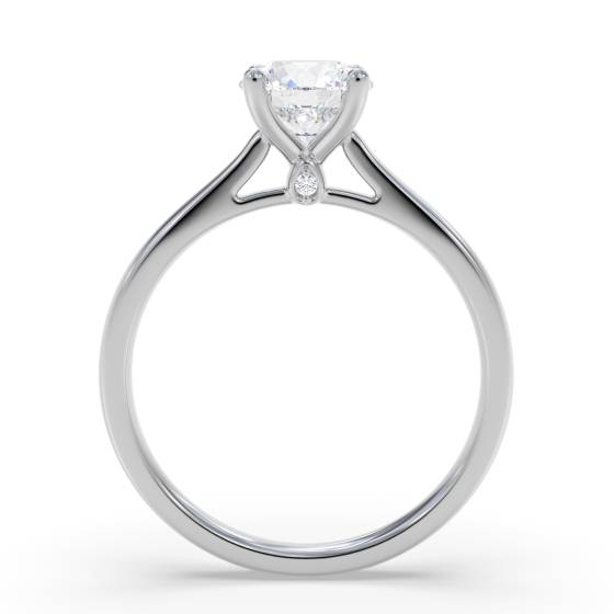 Eleganter Verlobungsring mit rundem Diamanten
