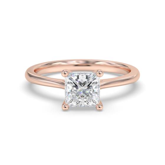 Verlobungsring mit Prinzessinnendiamant