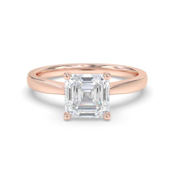 Asscher-Diamant-Verlobungsring