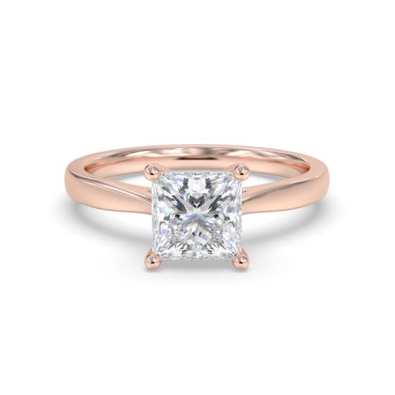 Verlobungsring mit Prinzessinnendiamant