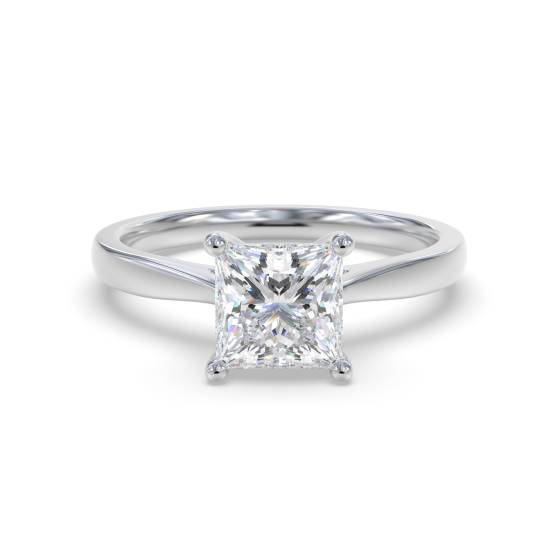 Verlobungsring mit Prinzessinnendiamant