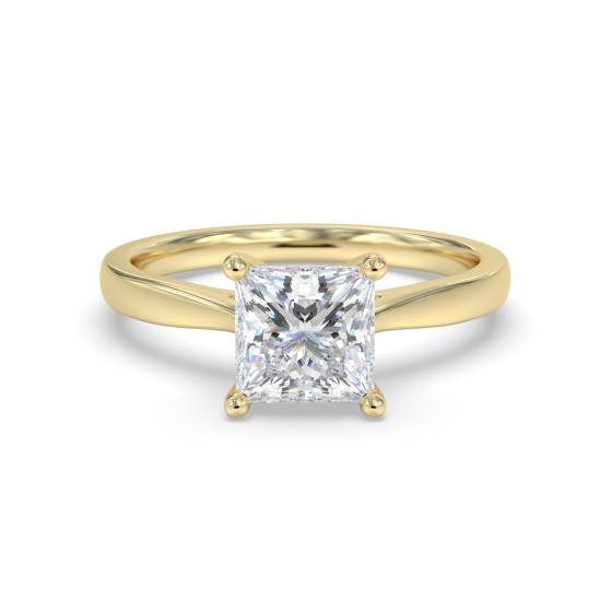 Verlobungsring mit Prinzessinnendiamant