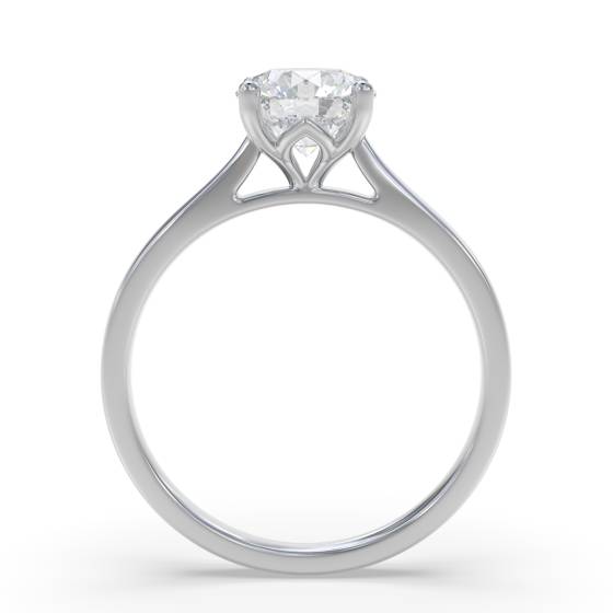 Verlobungsring mit rundem Diamanten